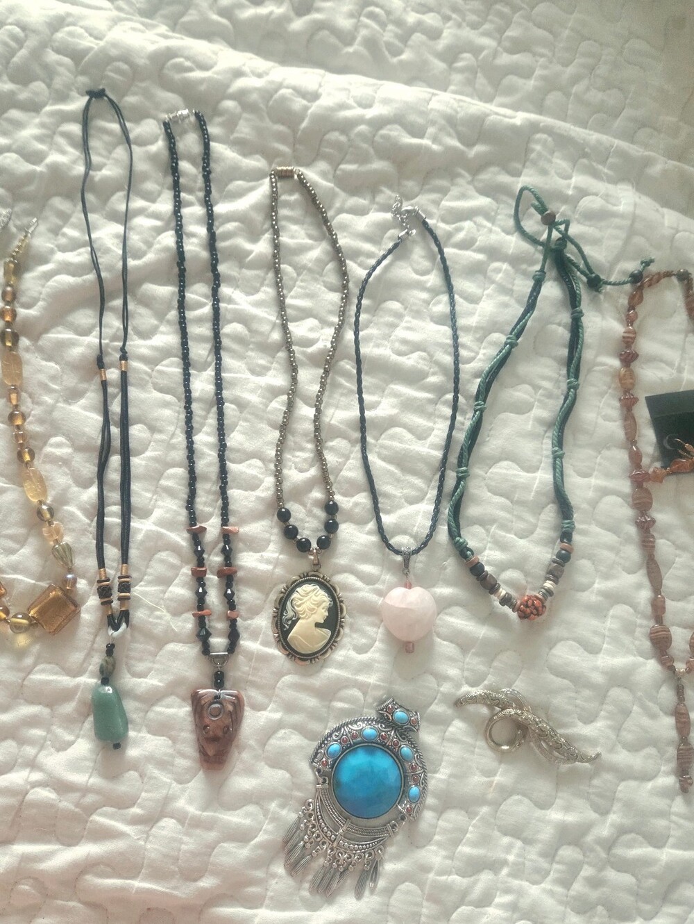 Assorted Collection Of Jewelery Pieces For Craft Or Fashionwear